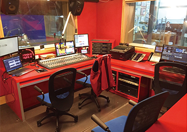 Hong Kong D100 Radio - Live Broadcasting Control Room