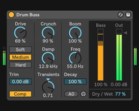 Ableton Live 小贴士：Live 10 中的 Drum Buss 效果器