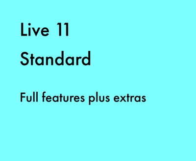 Live 11 Standard 