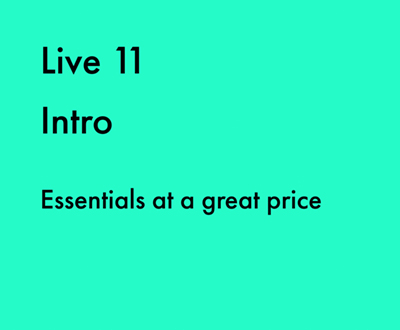 Live 11 Intro (E)