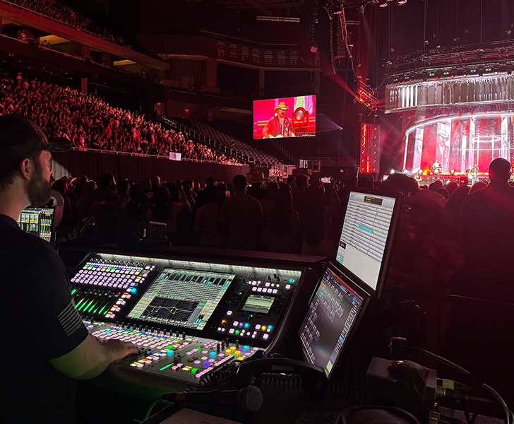 Jason Aldean's Full Throttle Tour in Full Swing, Featuring Two Solid State Logic L550 Plus Mixing Consoles